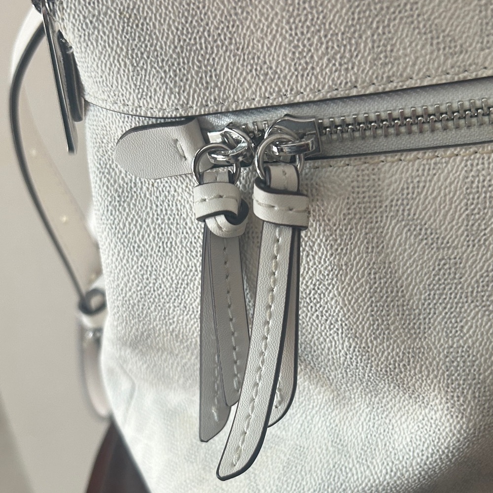 Michael Kors Cream Logo Mini Backpack - Picture 4 of 13